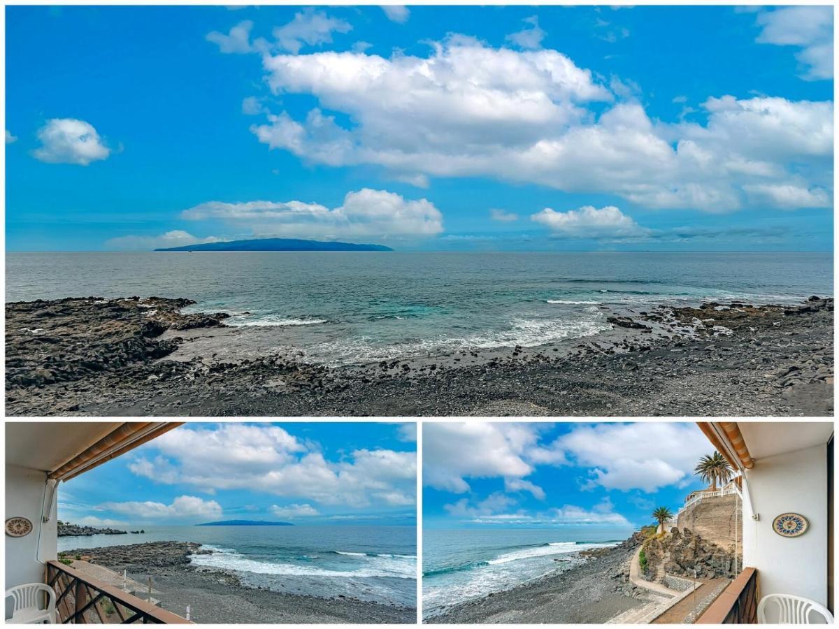 Neptuno Oceanview Suite With Pool And Beach Private Access Puerto de Santiago  Exteriör bild